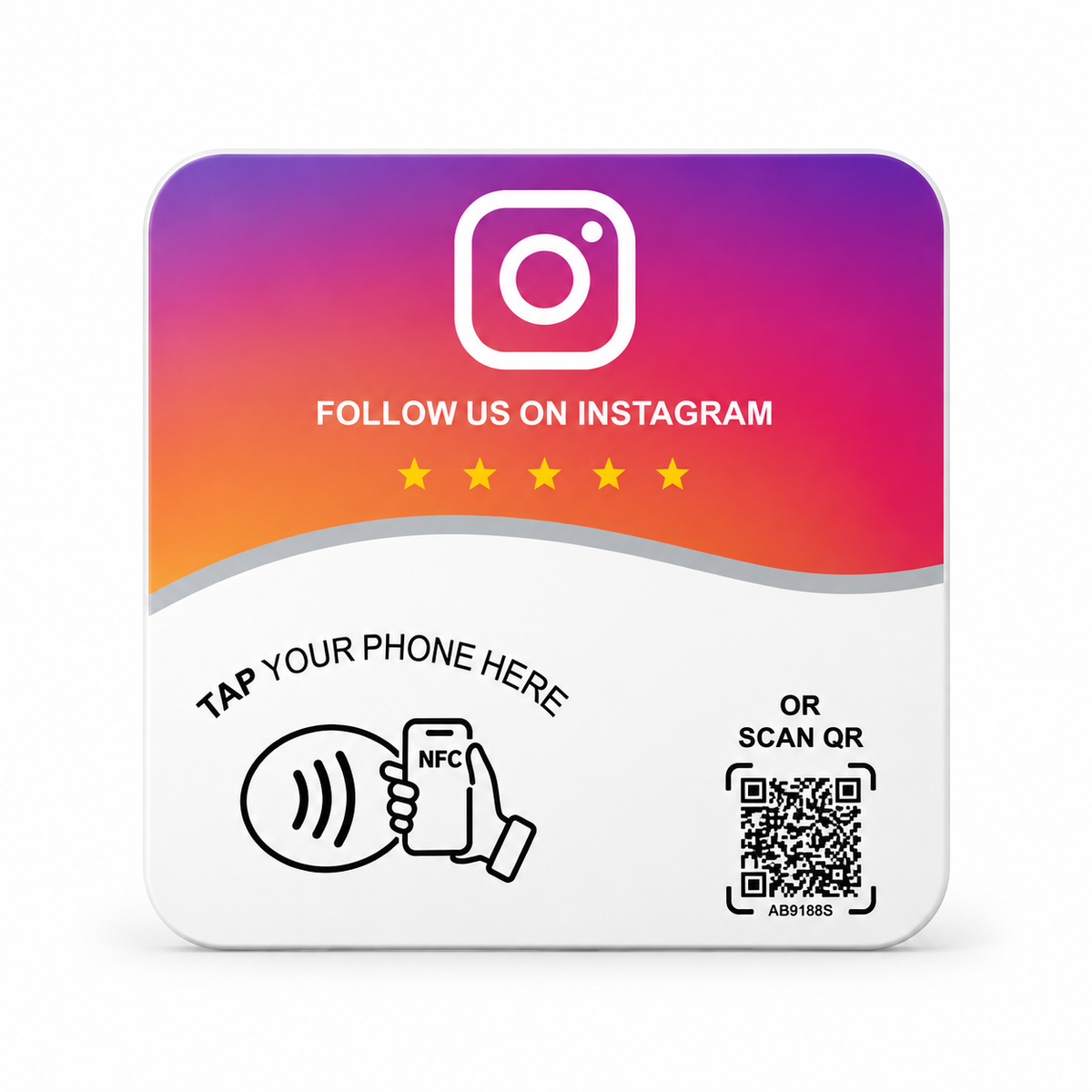 Instagram Tap & Scan NFC Card
